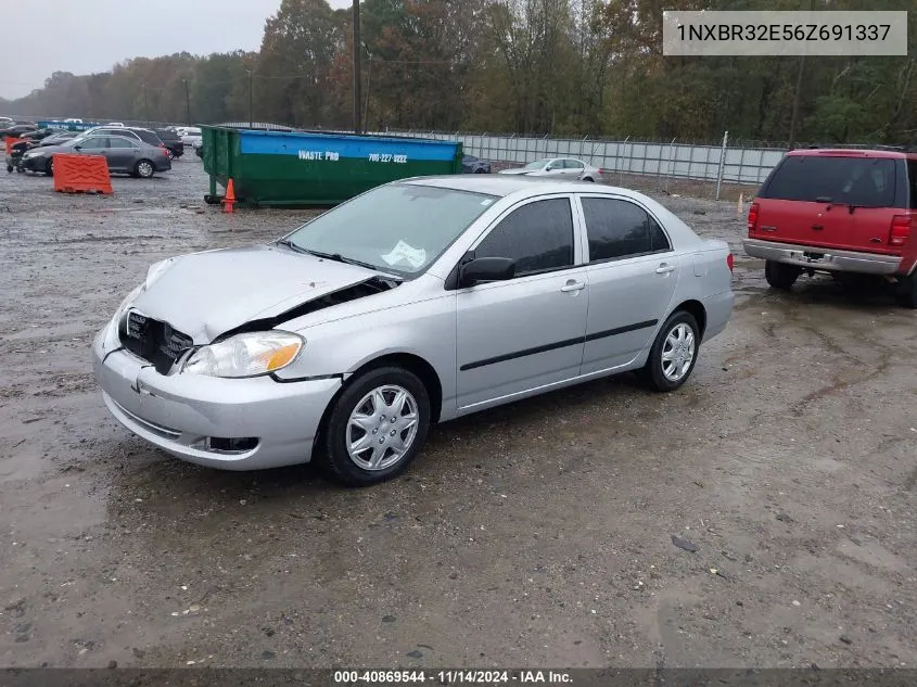 2006 Toyota Corolla Ce VIN: 1NXBR32E56Z691337 Lot: 40869544