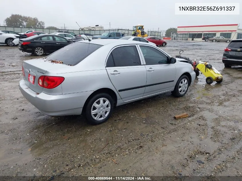 2006 Toyota Corolla Ce VIN: 1NXBR32E56Z691337 Lot: 40869544