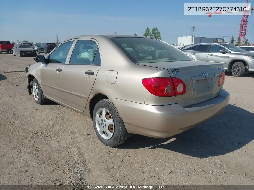 2T1BR32E27C774310 2007 Toyota Corolla Ce/Le/S