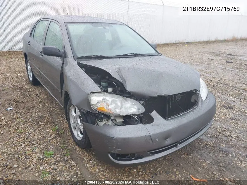 2007 Toyota Corolla Ce/Le/S VIN: 2T1BR32E97C715769 Lot: 12084130