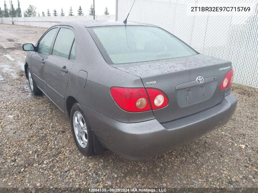 2007 Toyota Corolla Ce/Le/S VIN: 2T1BR32E97C715769 Lot: 12084130