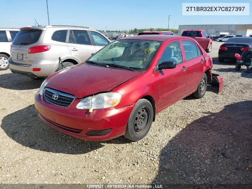 2007 Toyota Corolla Ce VIN: 2T1BR32EX7C827397 Lot: 12089927