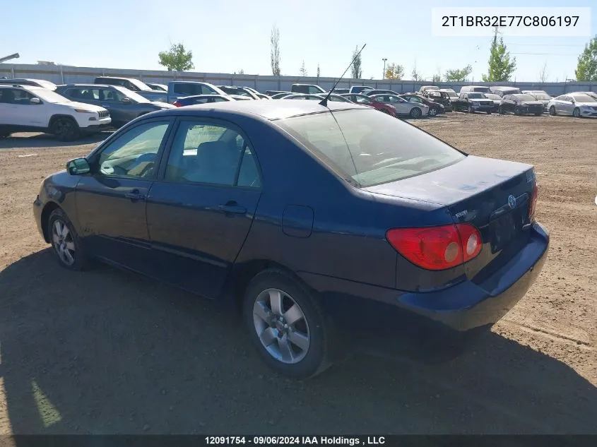 2007 Toyota Corolla Ce/Le/S VIN: 2T1BR32E77C806197 Lot: 12091754