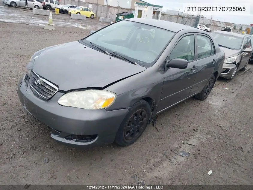 2007 Toyota Corolla Ce/Le/S VIN: 2T1BR32E17C725065 Lot: 12142012