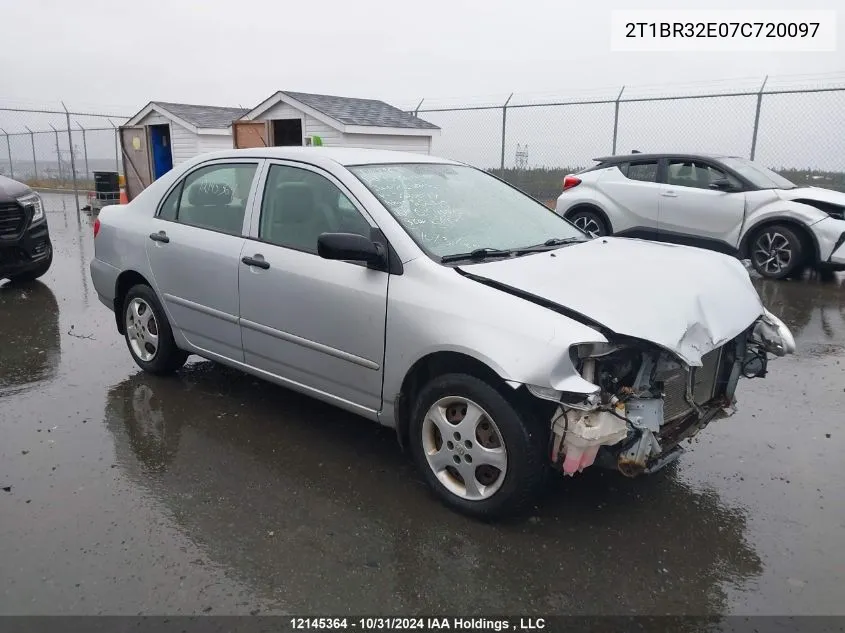 2007 Toyota Corolla Ce/Le/S VIN: 2T1BR32E07C720097 Lot: 12145364