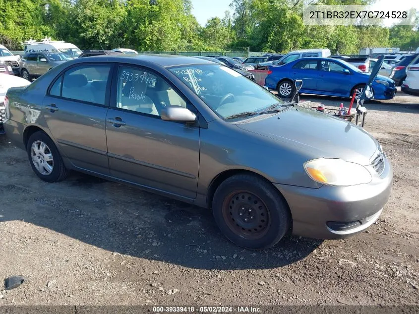 2007 Toyota Corolla Le VIN: 2T1BR32EX7C724528 Lot: 39339418