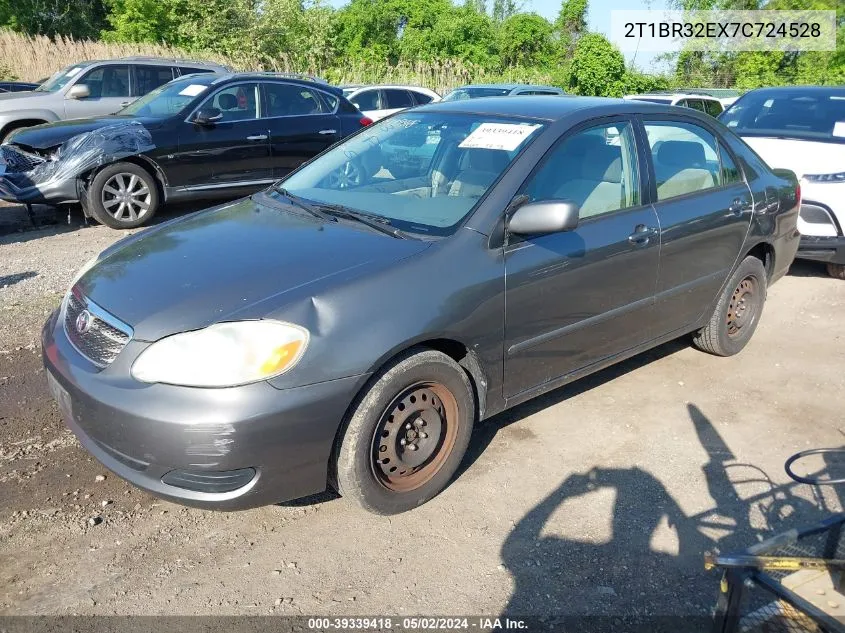 2007 Toyota Corolla Le VIN: 2T1BR32EX7C724528 Lot: 39339418