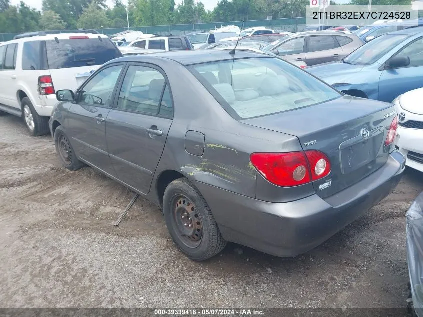 2007 Toyota Corolla Le VIN: 2T1BR32EX7C724528 Lot: 39339418