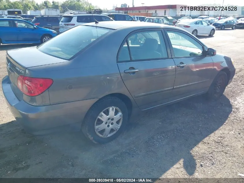 2007 Toyota Corolla Le VIN: 2T1BR32EX7C724528 Lot: 39339418