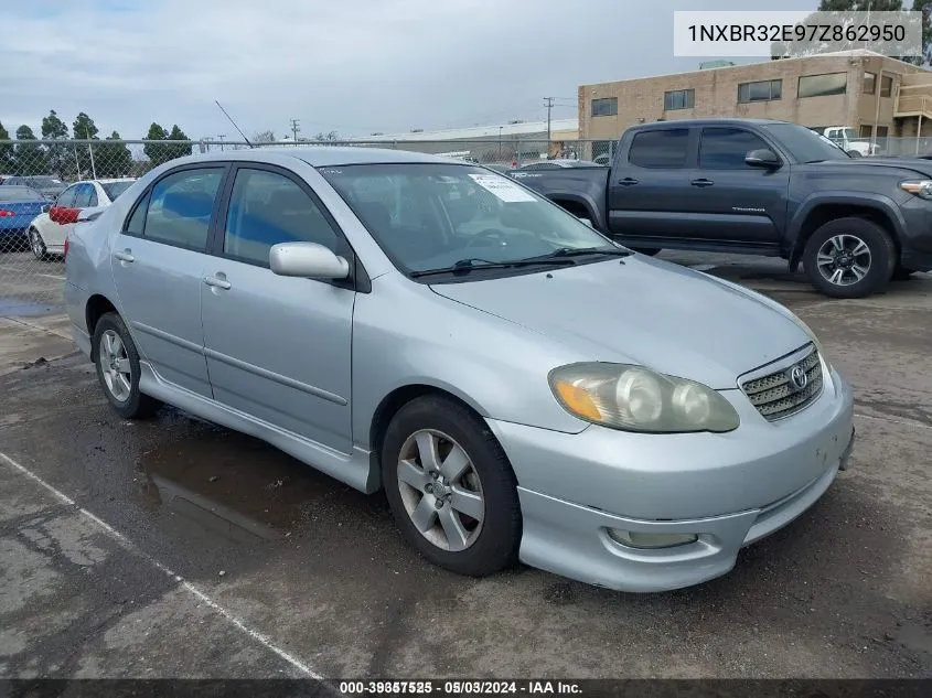 2007 Toyota Corolla S VIN: 1NXBR32E97Z862950 Lot: 39357525