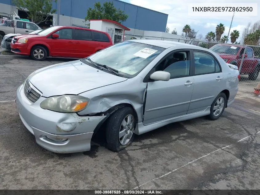 2007 Toyota Corolla S VIN: 1NXBR32E97Z862950 Lot: 39357525