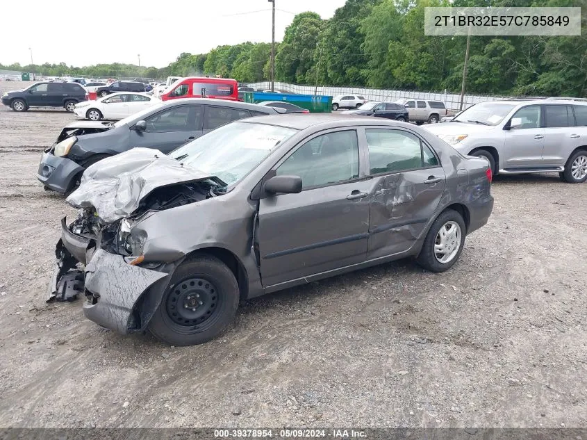 2007 Toyota Corolla Ce VIN: 2T1BR32E57C785849 Lot: 39378954