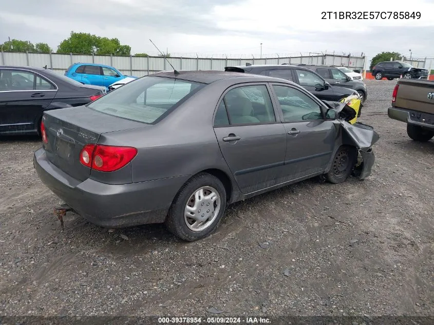 2007 Toyota Corolla Ce VIN: 2T1BR32E57C785849 Lot: 39378954