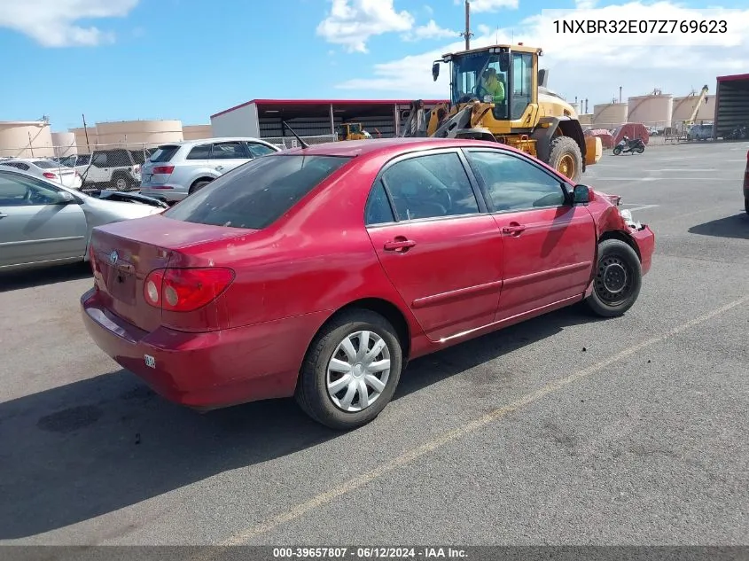 2007 Toyota Corolla S VIN: 1NXBR32E07Z769623 Lot: 39657807