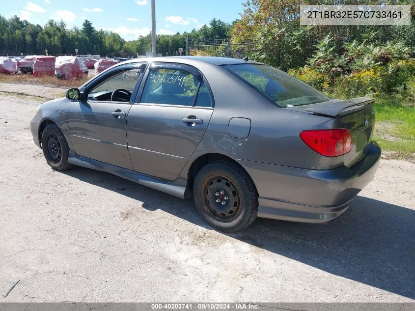 2007 Toyota Corolla S VIN: 2T1BR32E57C733461 Lot: 40203741