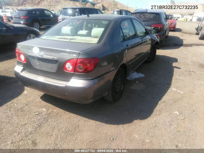 2007 Toyota Corolla Le VIN: 2T1BR32E27C732235 Lot: 40504020