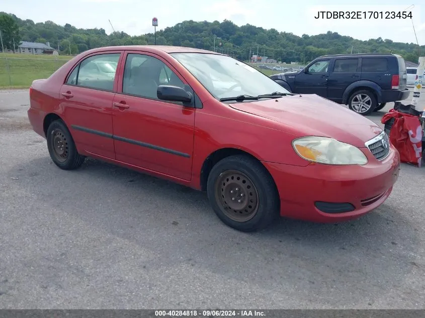 2007 Toyota Corolla Ce VIN: JTDBR32E170123454 Lot: 40284818