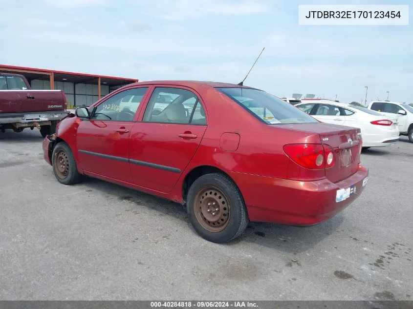 2007 Toyota Corolla Ce VIN: JTDBR32E170123454 Lot: 40284818