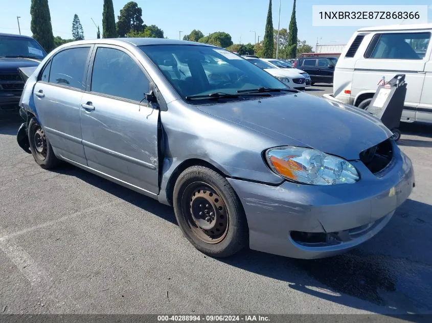 2007 Toyota Corolla Le VIN: 1NXBR32E87Z868366 Lot: 40288994