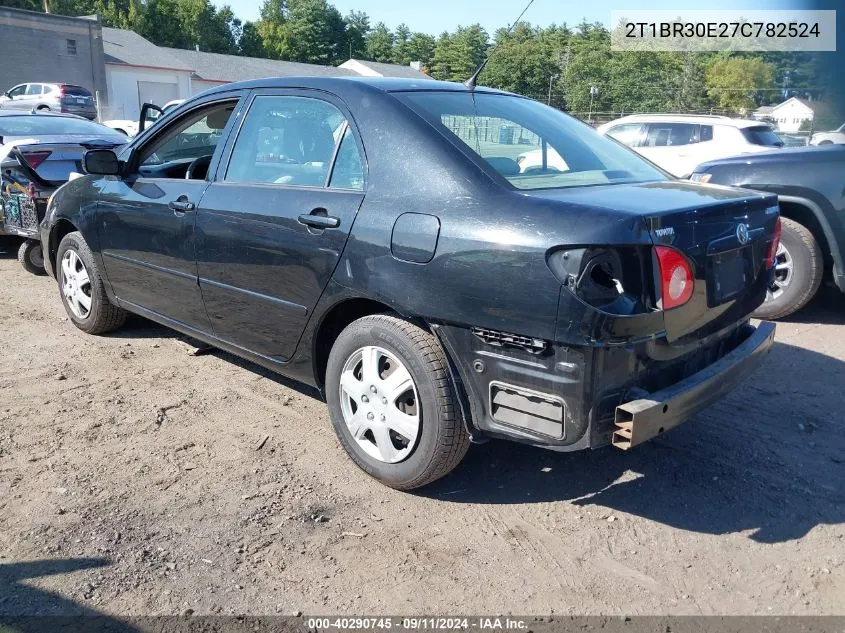 2007 Toyota Corolla Le VIN: 2T1BR30E27C782524 Lot: 40290745