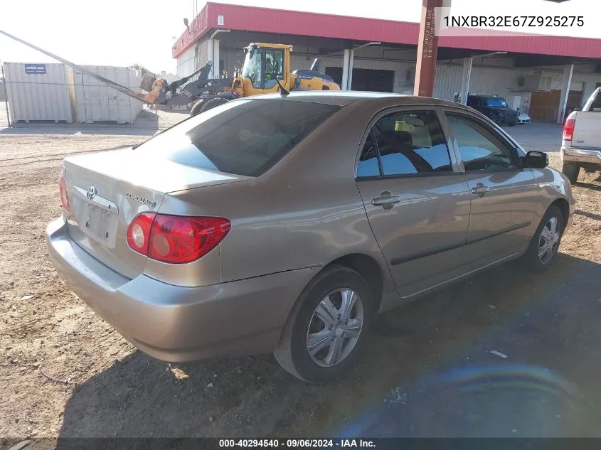 1NXBR32E67Z925275 2007 Toyota Corolla Ce