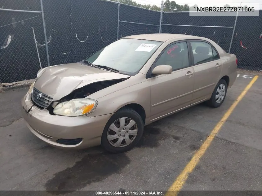 2007 Toyota Corolla Le VIN: 1NXBR32E27Z871666 Lot: 40296544