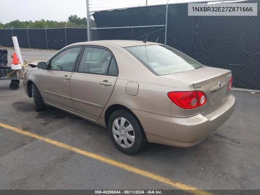 1NXBR32E27Z871666 2007 Toyota Corolla Le