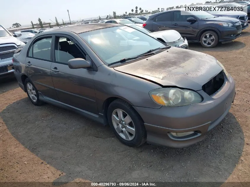 2007 Toyota Corolla S VIN: 1NXBR30EX7Z784035 Lot: 40296793