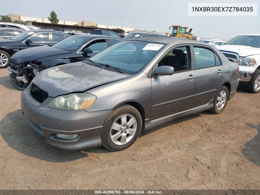 2007 Toyota Corolla S VIN: 1NXBR30EX7Z784035 Lot: 40296793