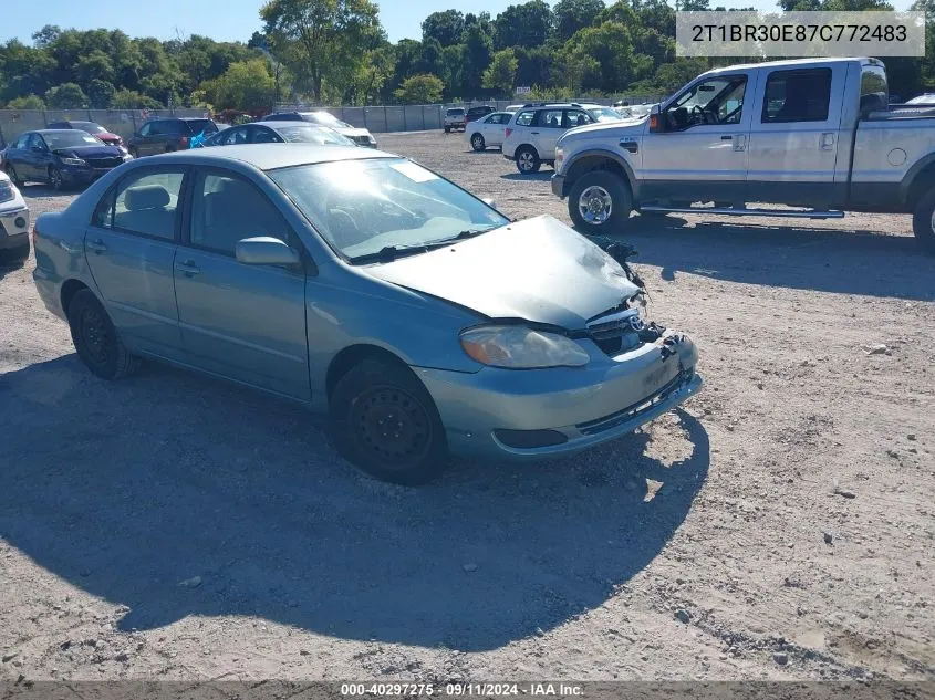 2007 Toyota Corolla Ce/Le/S VIN: 2T1BR30E87C772483 Lot: 40297275