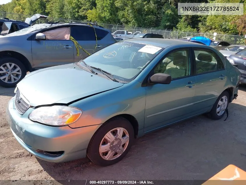 2007 Toyota Corolla Le VIN: 1NXBR32E17Z785524 Lot: 40297773