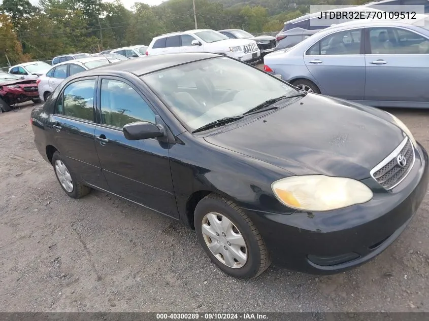 2007 Toyota Corolla Le VIN: JTDBR32E770109512 Lot: 40300289