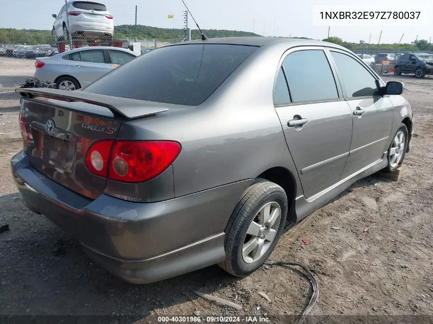 2007 Toyota Corolla Ce/Le/S VIN: 1NXBR32E97Z780037 Lot: 40301986