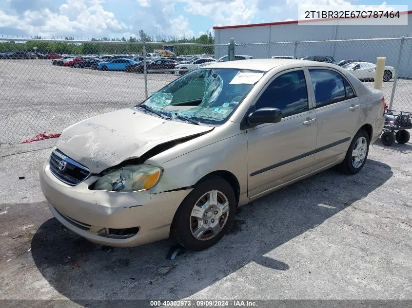 2007 Toyota Corolla Ce VIN: 2T1BR32E67C787464 Lot: 40302973