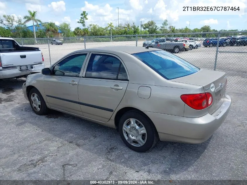 2007 Toyota Corolla Ce VIN: 2T1BR32E67C787464 Lot: 40302973