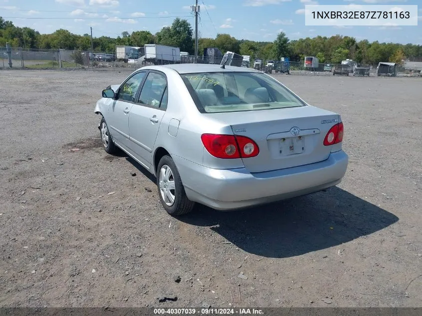 1NXBR32E87Z781163 2007 Toyota Corolla Le