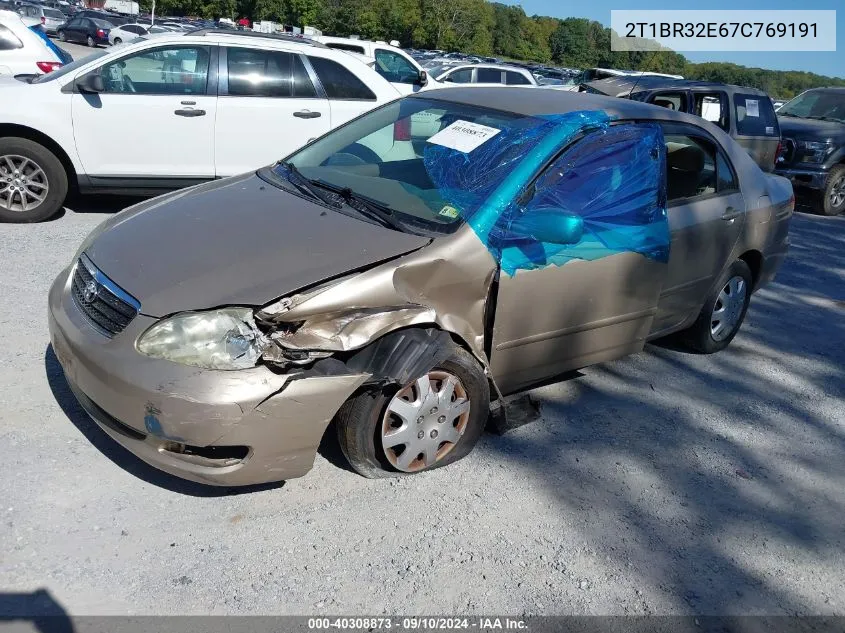 2T1BR32E67C769191 2007 Toyota Corolla Le