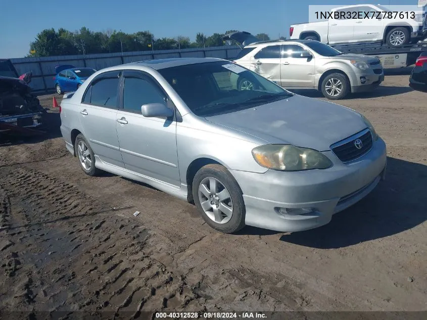 2007 Toyota Corolla S VIN: 1NXBR32EX7Z787613 Lot: 40312528