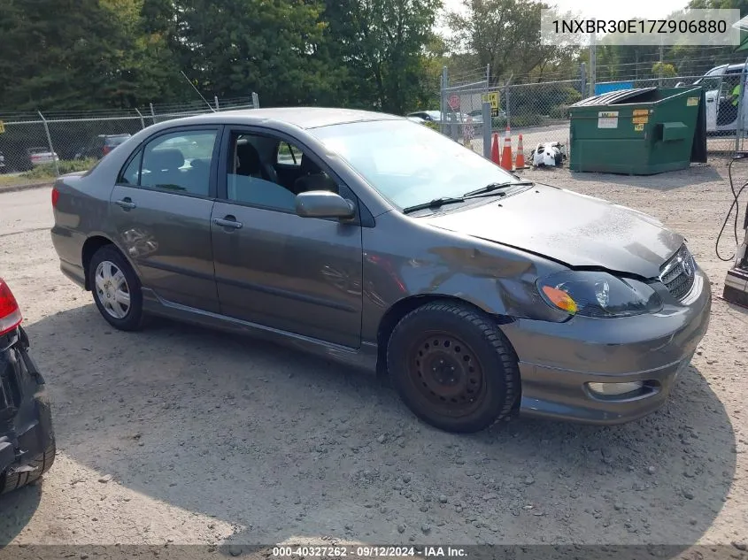 2007 Toyota Corolla Ce/Le/S VIN: 1NXBR30E17Z906880 Lot: 40327262