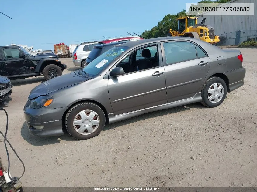 2007 Toyota Corolla Ce/Le/S VIN: 1NXBR30E17Z906880 Lot: 40327262