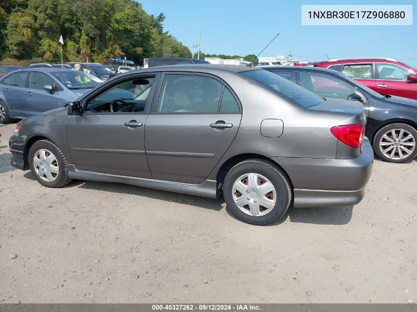 2007 Toyota Corolla Ce/Le/S VIN: 1NXBR30E17Z906880 Lot: 40327262