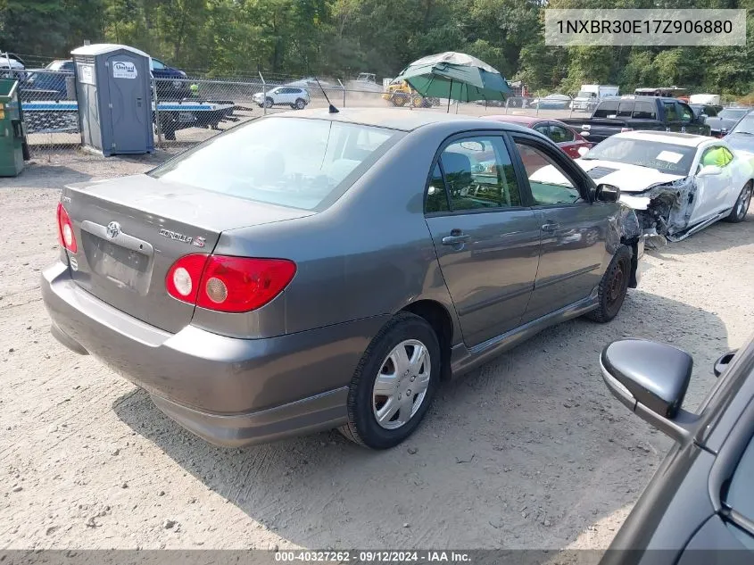 2007 Toyota Corolla Ce/Le/S VIN: 1NXBR30E17Z906880 Lot: 40327262