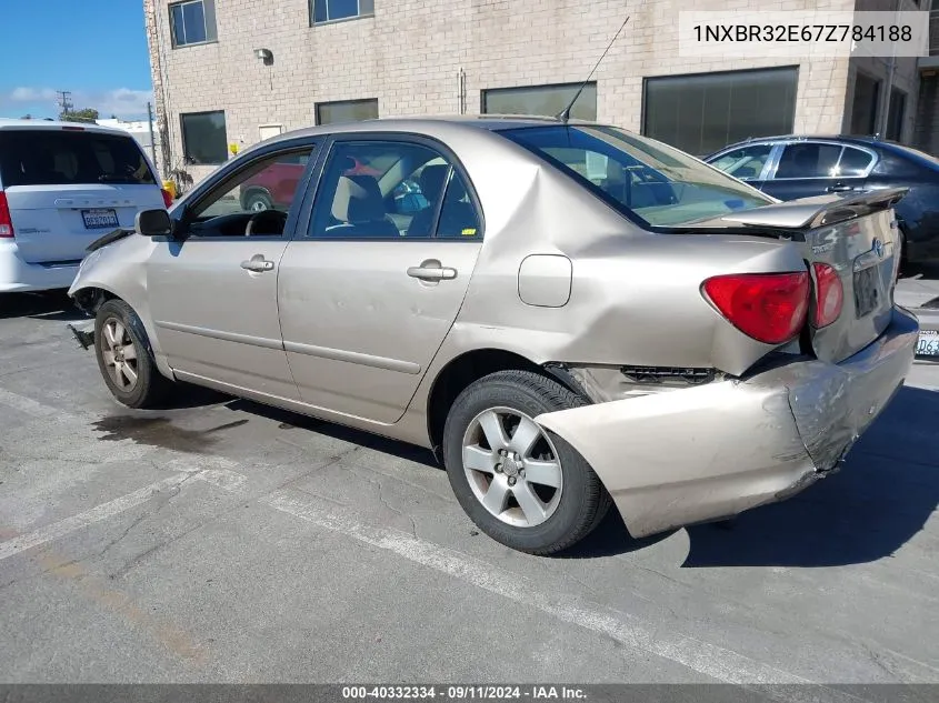 2007 Toyota Corolla Le VIN: 1NXBR32E67Z784188 Lot: 40332334