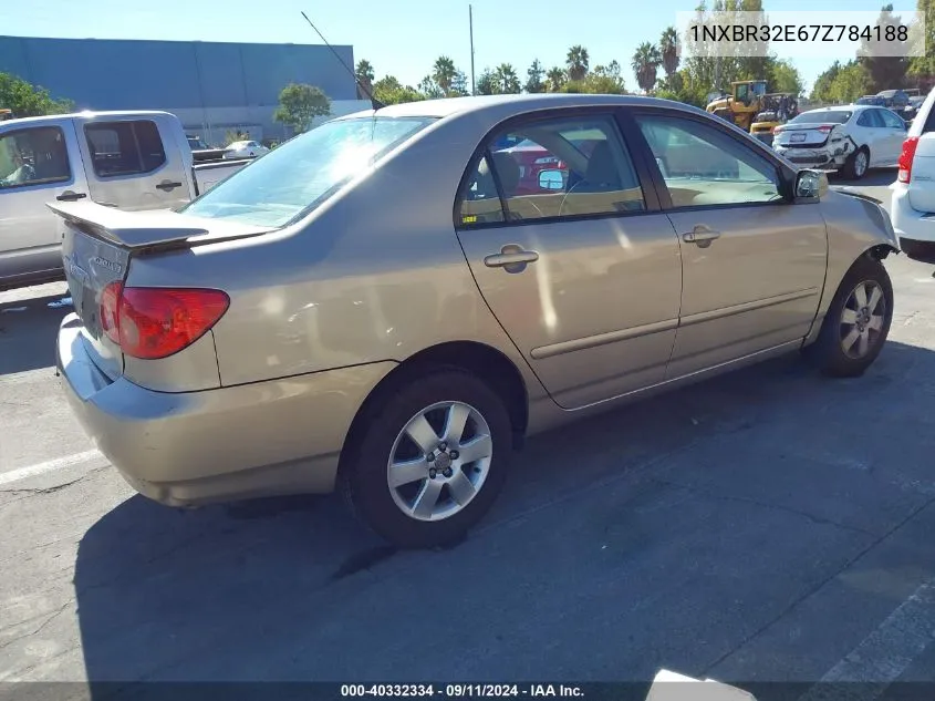 2007 Toyota Corolla Le VIN: 1NXBR32E67Z784188 Lot: 40332334