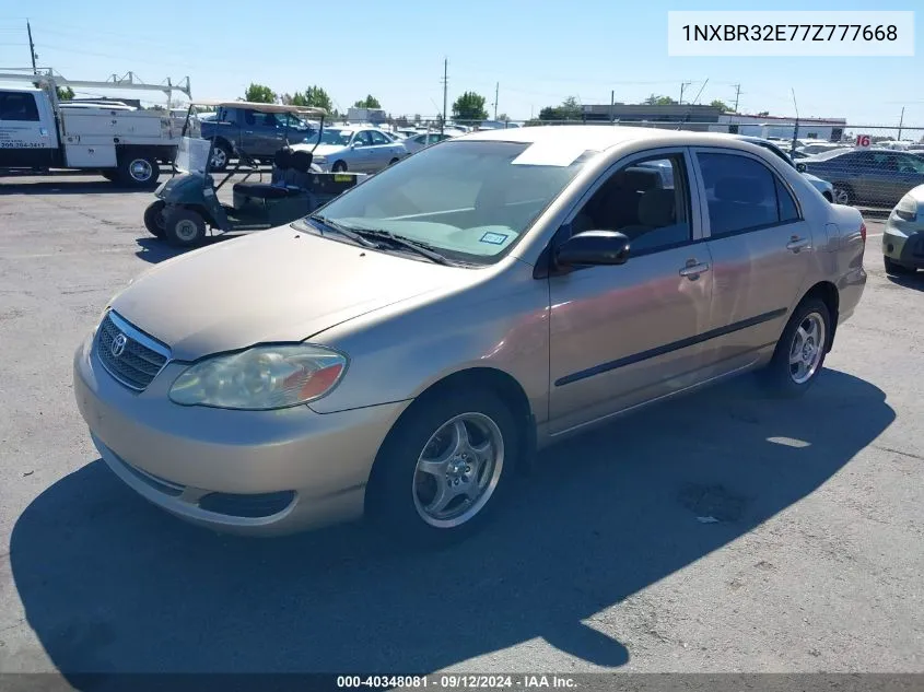 2007 Toyota Corolla Ce VIN: 1NXBR32E77Z777668 Lot: 40348081