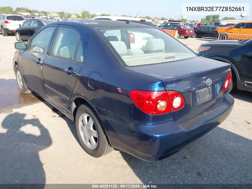 2007 Toyota Corolla Ce VIN: 1NXBR32E77Z852661 Lot: 40351125