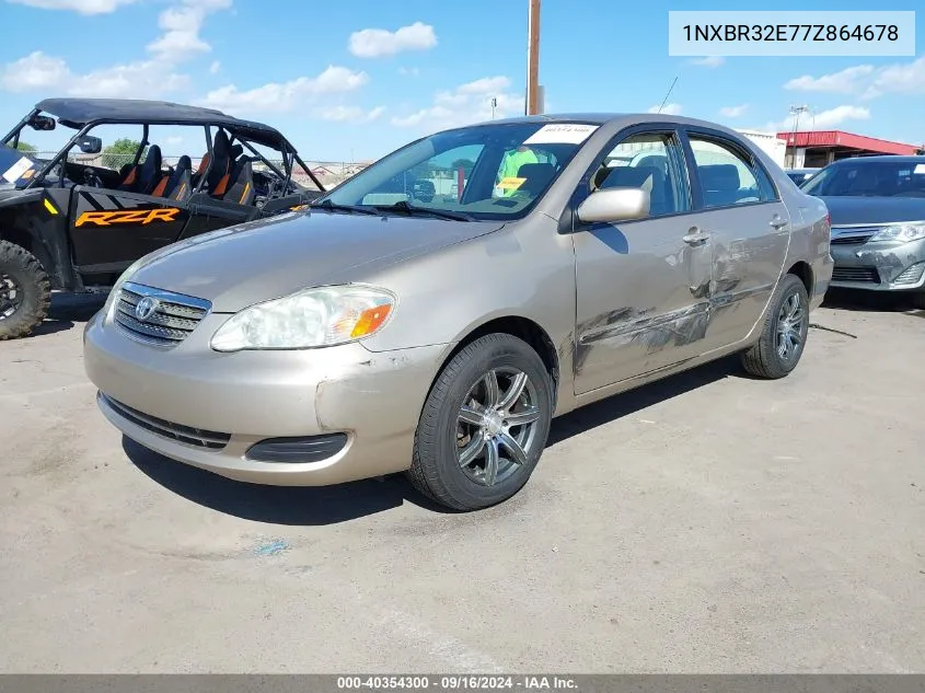 2007 Toyota Corolla Ce/Le/S VIN: 1NXBR32E77Z864678 Lot: 40354300