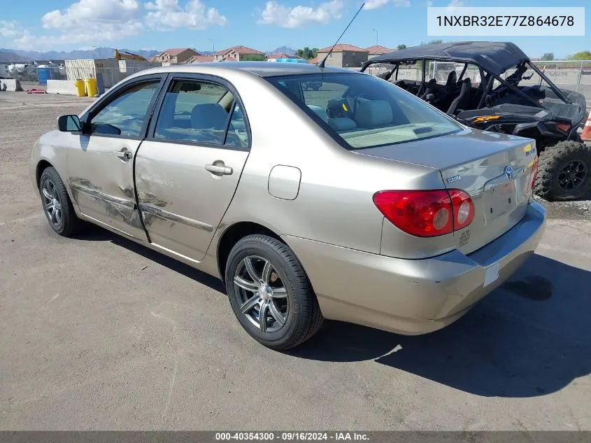 2007 Toyota Corolla Ce/Le/S VIN: 1NXBR32E77Z864678 Lot: 40354300