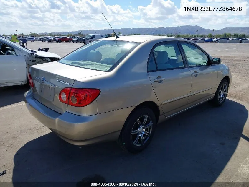 2007 Toyota Corolla Ce/Le/S VIN: 1NXBR32E77Z864678 Lot: 40354300