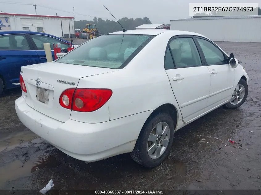 2007 Toyota Corolla Le VIN: 2T1BR32E67C774973 Lot: 40365337